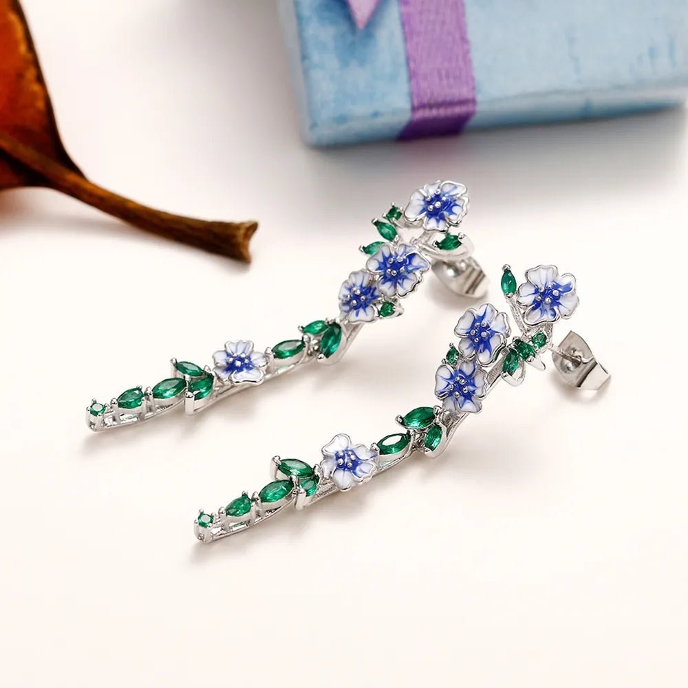 Bloom Drop Earrings - Picture 5 of 6